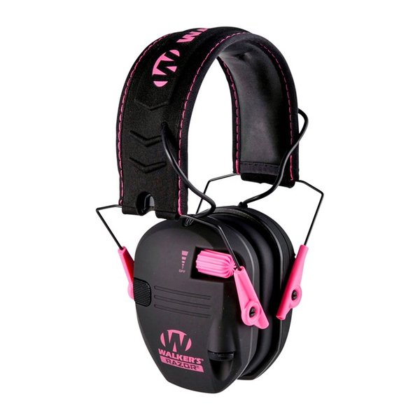 SHOOTER FOLDING MUFF Walkers Game Ear RAZOR SLIM ELECTRONIC MUFFS, PINK  Brownells Österreich