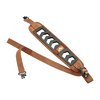 BUTLER CREEK FEATHERLIGHT RIFLE SLING WITH SWIVELS BLACK & BROWN