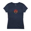 MAGPUL WOMEN'S SUN'S OUT CVC T-SHIRT NAVY HEATHER SMALL