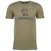 MENS TSHIRT LIGHT OLIVE W/ BROWNELLS LOGO S