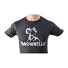 MENS TSHIRT  CHARCOAL W/ BROWNELLS LOGO XS