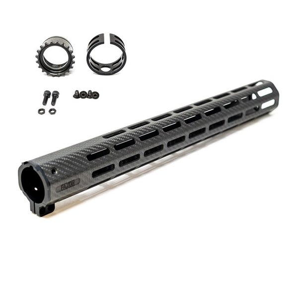 AR-15 HANDGUARDS FREE FLOAT FAXON FIREARMS STREAMLINE CARBON FIBER 17 ...