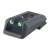 NOVAK FIBER OPTIC LO-MOUNT REAR SIGHT, GREEN, FITS KIMBER 1911