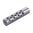 SHREWD #1 MUZZLE BRAKE 22 CALIBER 1/2-28 CHROME MOLY SILVER